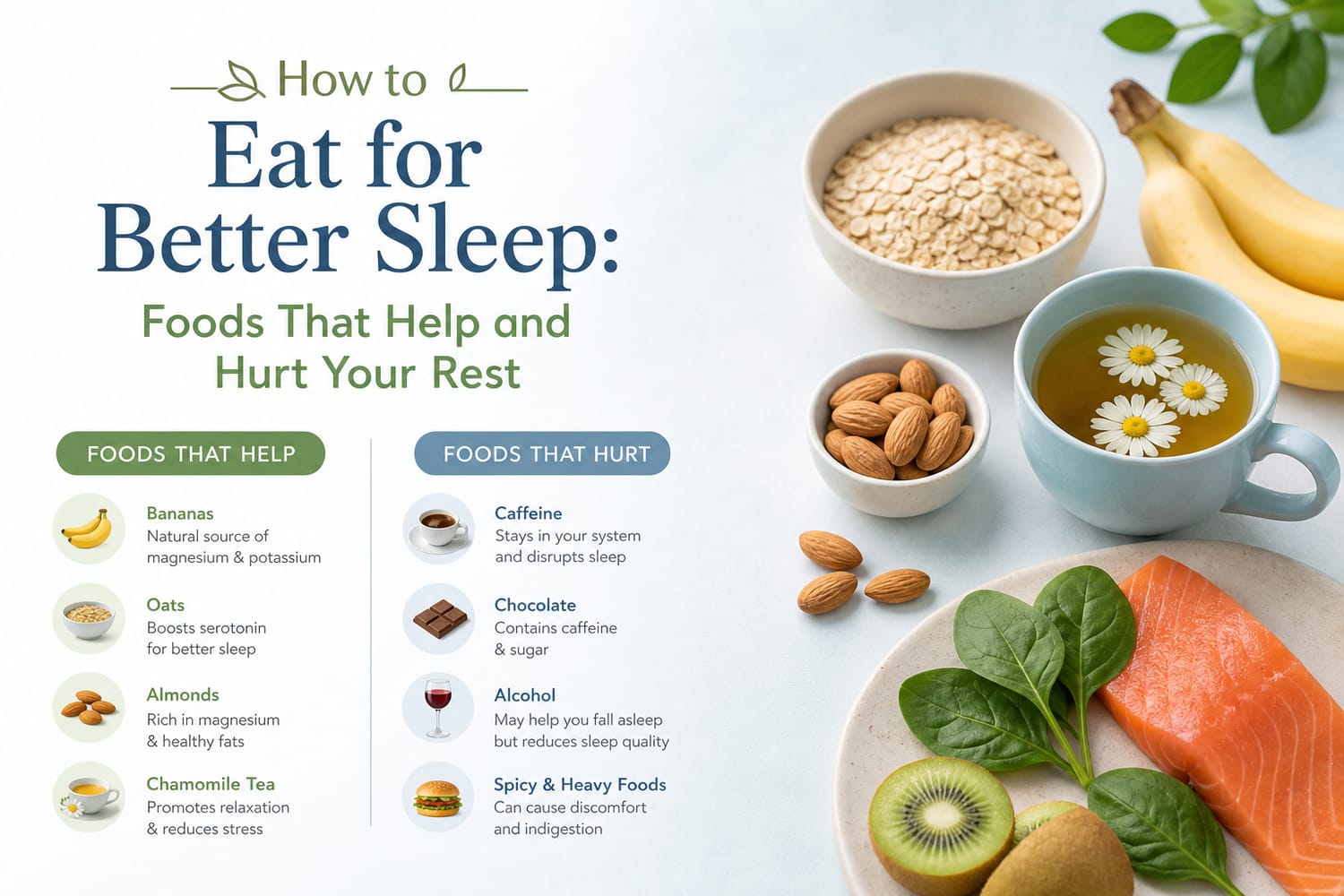 How to Eat for Better Sleep: Foods That Help and Hurt Your Rest