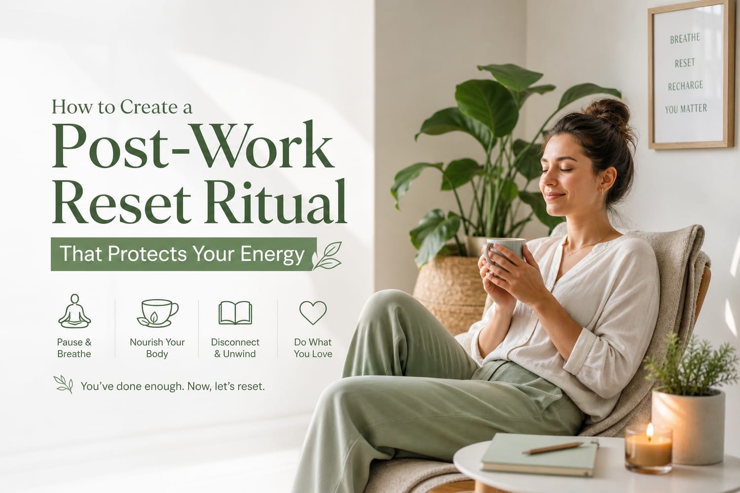 How to Create a Post-Work Reset Ritual That Protects Your Energy