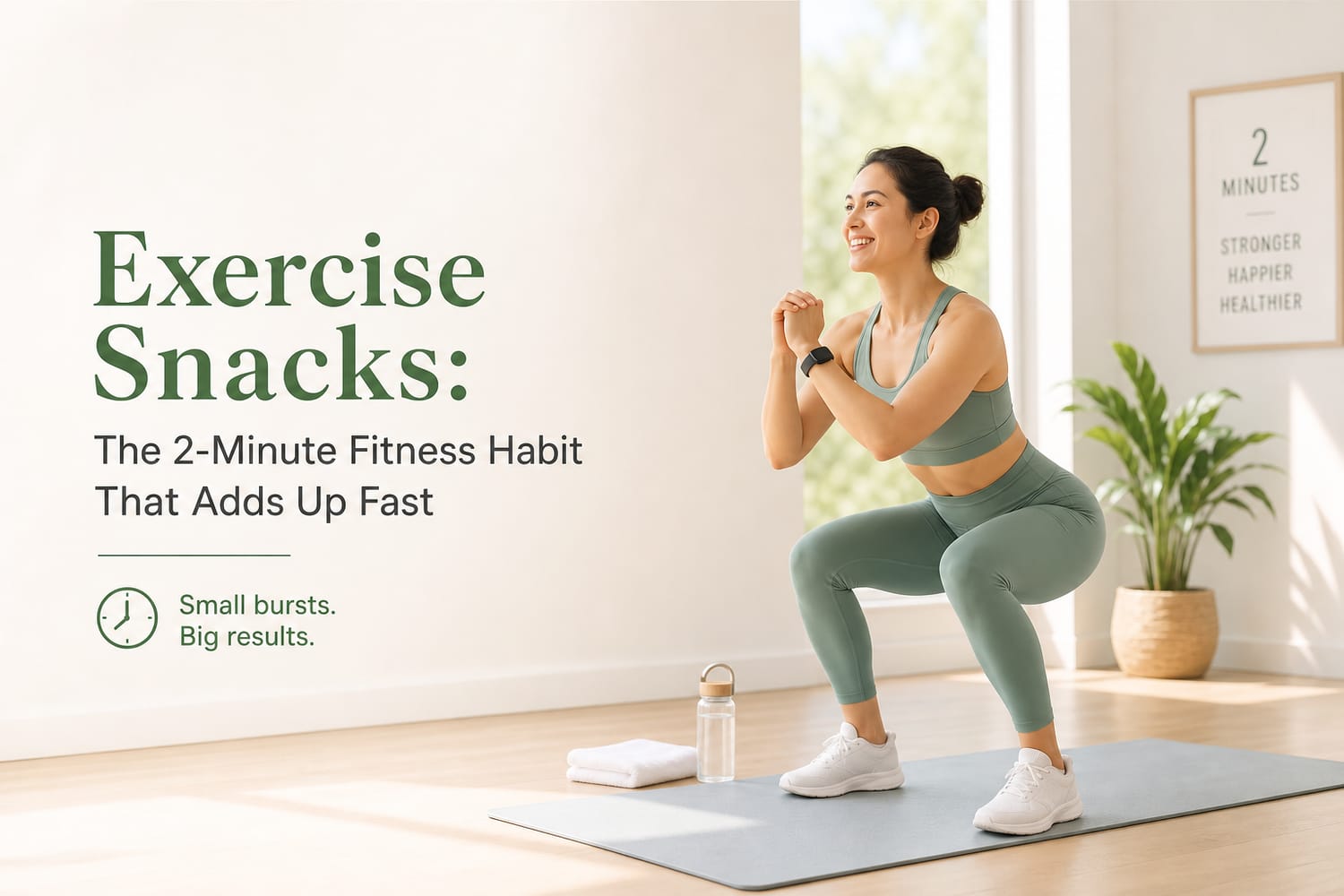 Exercise Snacks: The 2-Minute Fitness Habit That Adds Up Fast