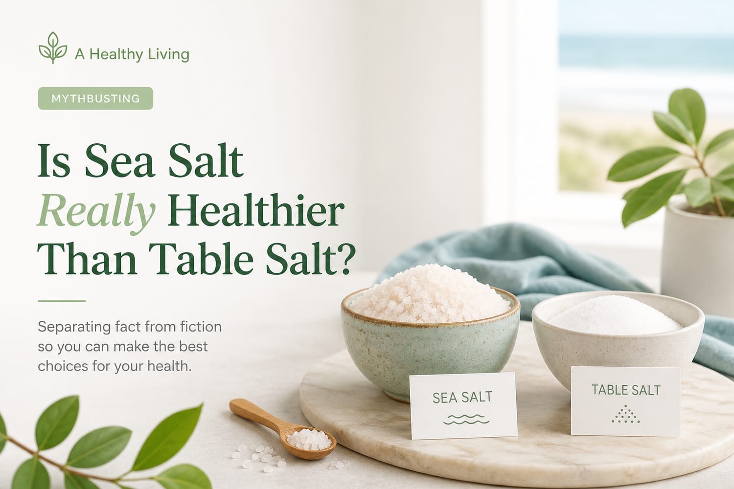 Is Sea Salt Really Healthier Than Table Salt?