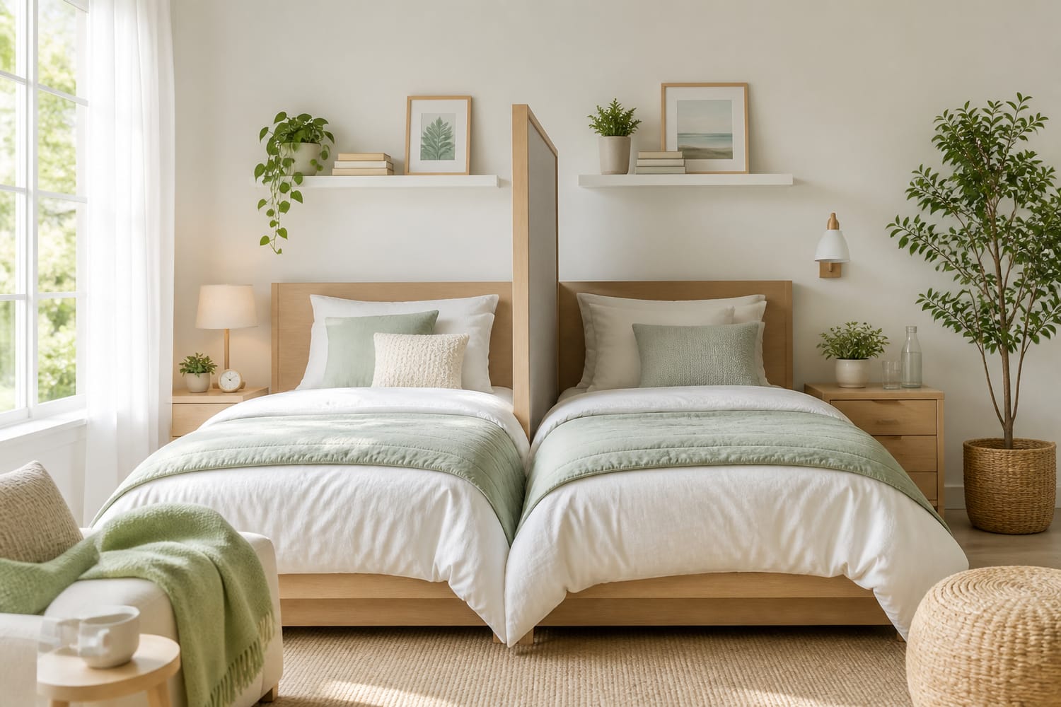 How to Share a Bedroom Without Sacrificing Your Sleep