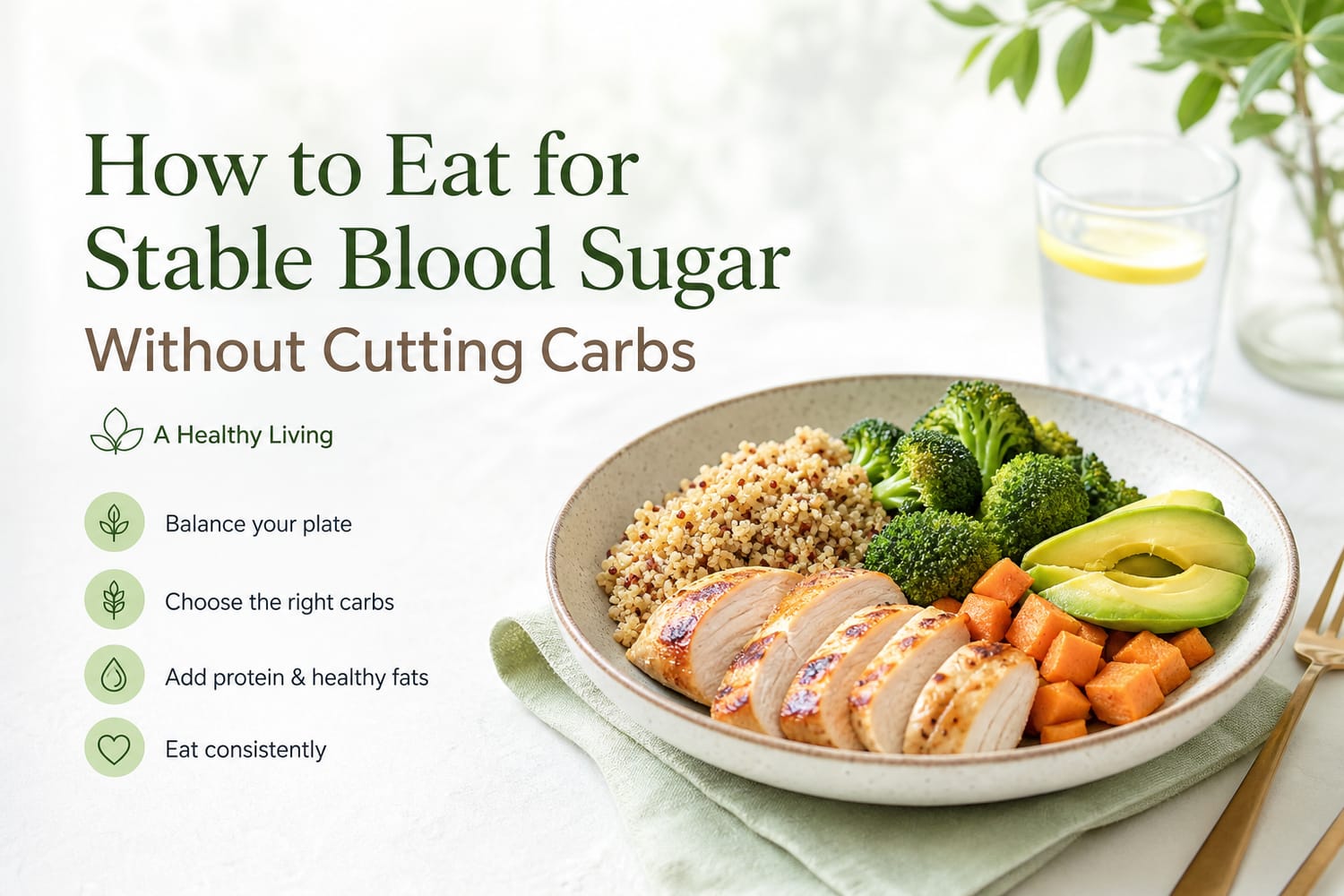 How to Eat for Stable Blood Sugar Without Cutting Carbs